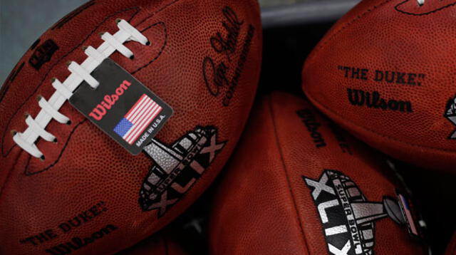 Esto son los balones que serán usado este domingo en el partido entre New England Patriots y Seattle Seahwaks