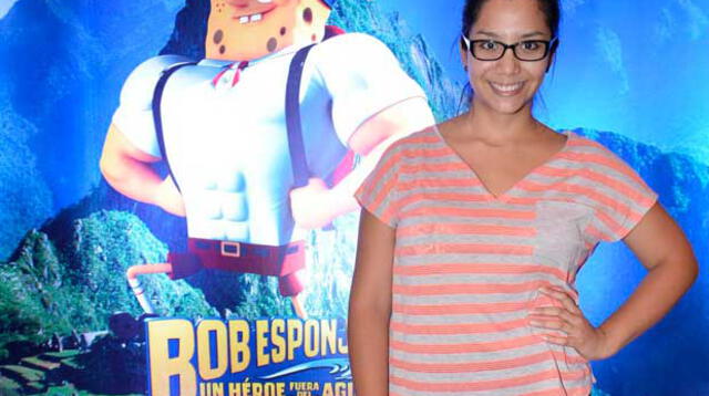 Farándula peruana estuvo presente en avant premiere de Bob Esponja. 