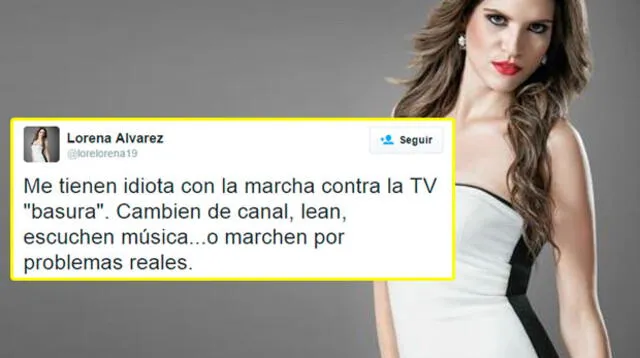 Posición sobre marcha contra 'TV basura' generó diversas posiciones en Twitter