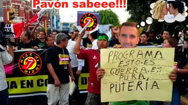 Memes critican a Esto es guerra y Combate por sacar cuerpo de marcha TV basura. 