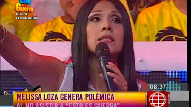 Tula Rodríguez molesta por ausencia de Melissa Loza. 