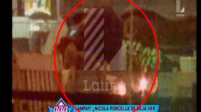 Angie Arizaga y Nicola Porcella han vuelto a ser amigos. 