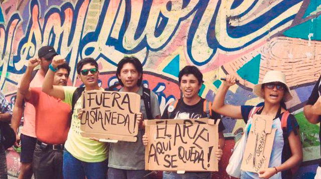 Jóvenes limeños hacen campaña para salvar los murales