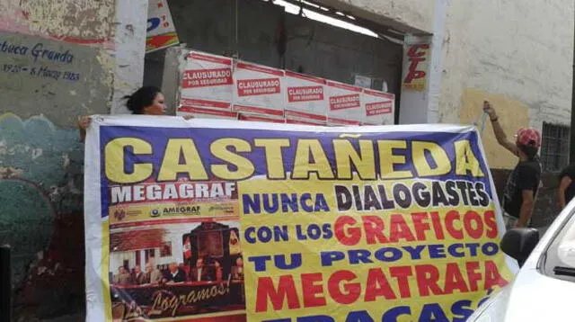Opositores a gestión de Luis Castañeda se aunaron a protesta. 