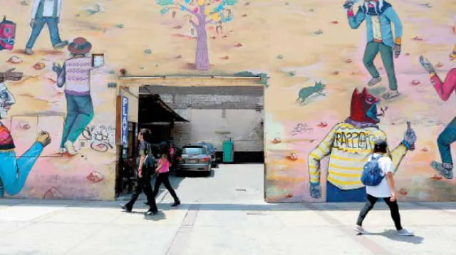 Empezaron a desaparecer los murales del centro histórico.