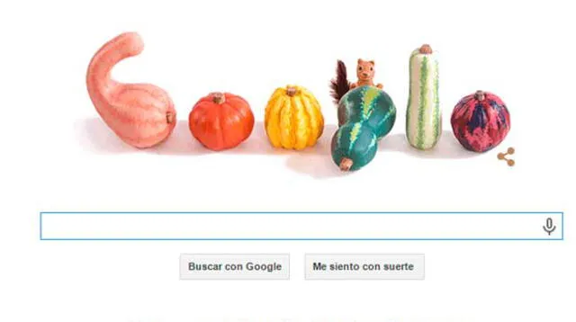 Doodle de Google está dedicado al Primer Día de Otoño.