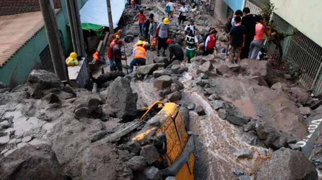 Chosica ha sido declarada zona de emergencia.