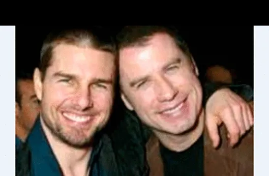 John Travolta y Tom Cruise