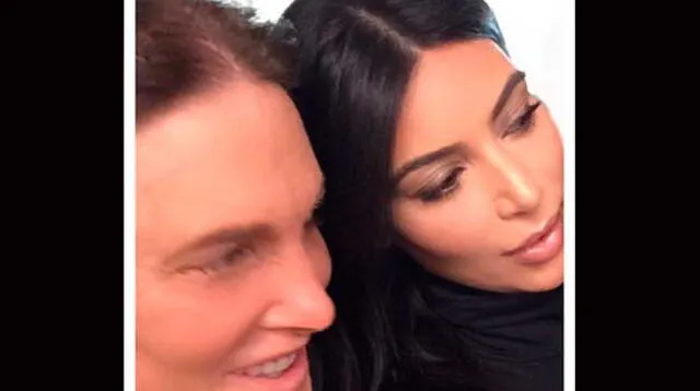 Bruce Jenner adopta el look de Kim Kardashian. 