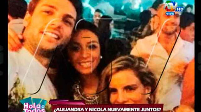 Nicola Porcella y Alejandra Baigorria se habrían besado en discoteca. 