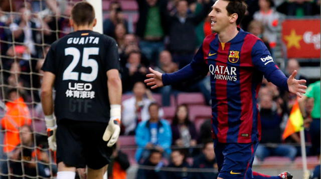 Messi no perdonó y dos veces perforó la valla rival
