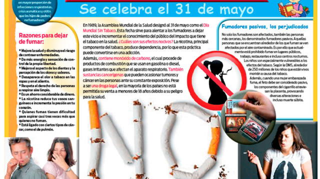 Día Mundial del No Fumador