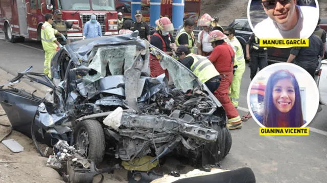 Todo indica que el auto se desplazaba a excesiva velocidad y el chofer habría perdido el control del carro