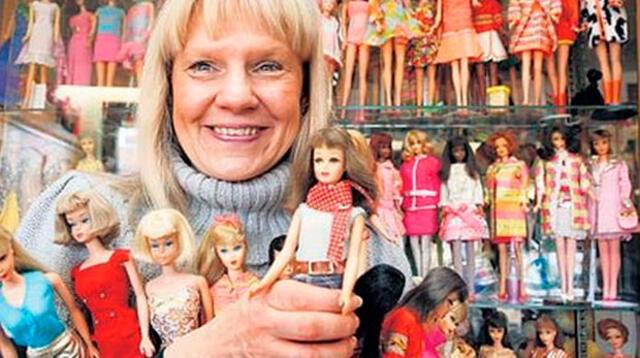 Bettina Dorfmann y su colección de muñecas.