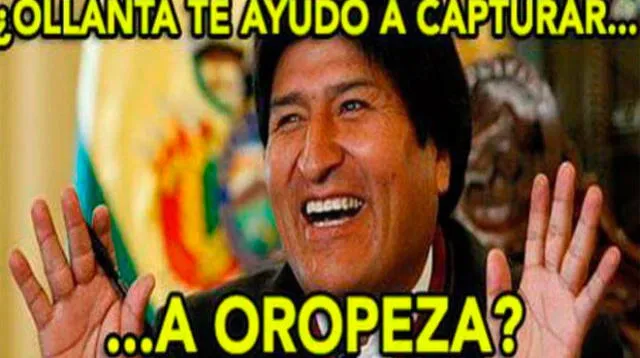 Presidente boliviano también se ofrece para ubicar al Tony Montana peruano.