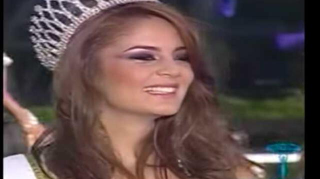 Laura cuando fue Miss en el 2010.