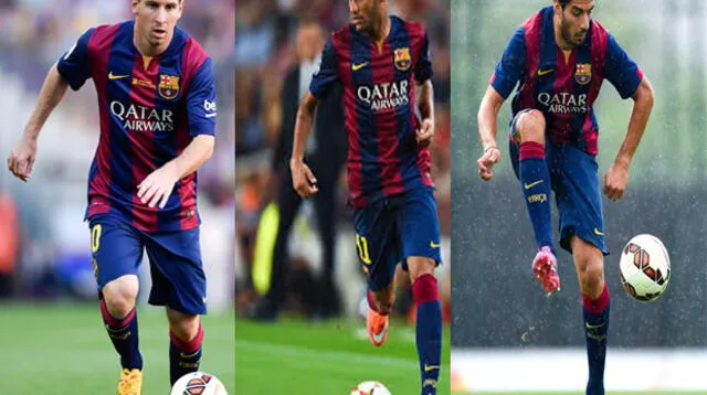 Messi, Neymar y Suárez son las piezas claves del equipo