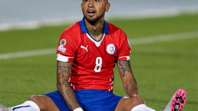 Arturo Vidal autor del primer gol de la Copa América.