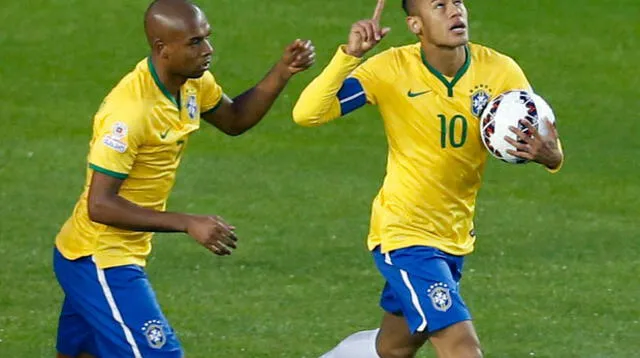 Neymar peritió la victoria de Brasil
