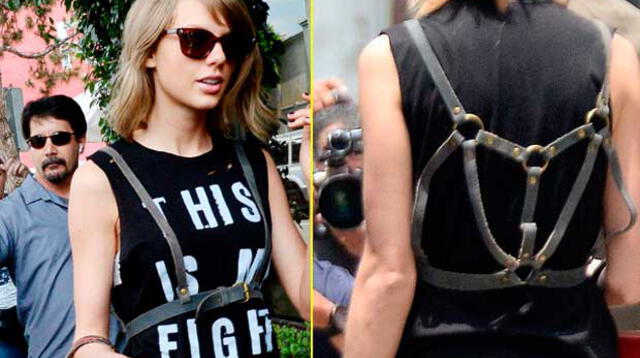 Taylor Swift a la moda. 