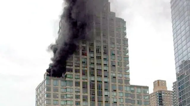 El fuego asustó a los neoyorquinos
