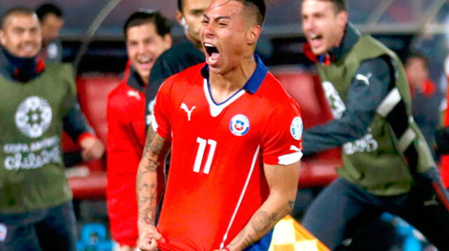 Vargas fue el héroe chileno al anotar los dos goles