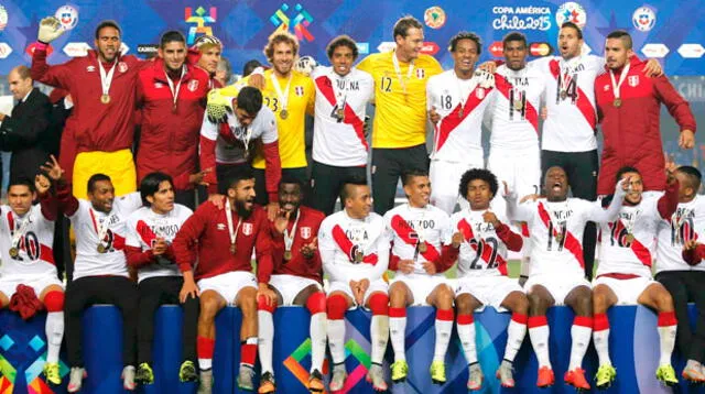 Perú celebra el tercer lugar de la Copa América