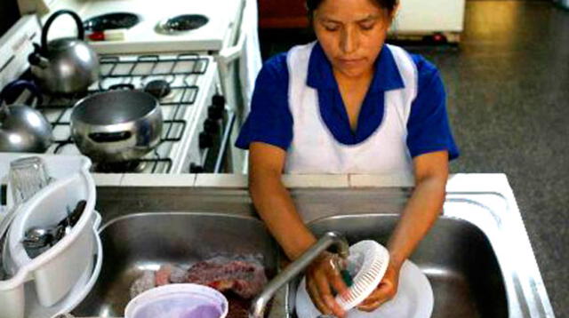 Según INEI, en el Perú hay 357,000 trabajadoras del hogar.