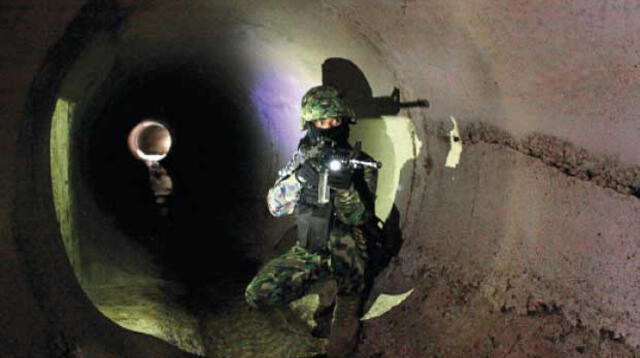 Túnel desemboca en casa que costó casi medio millón de dólares.