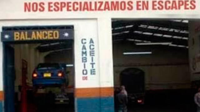 El Chapo Guzmán parece que auspicia taller mecánico.