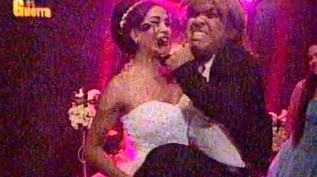 Melissa Paredes participó de la parodia de la boda de Yaco y Natalie.