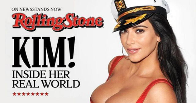 Kim Kardashian protagonizó la edición de julio de Rolling Stone