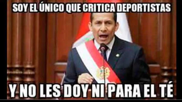 Memes sobre palabras de Ollanta Humala. 