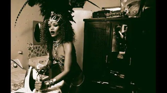 Rihanna, la reina del carnaval. 