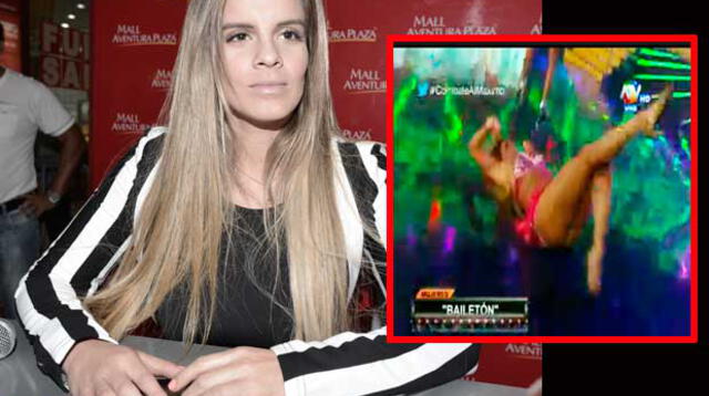 Alejandra Baigorria encantó con baile. 