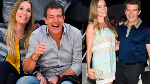 Antonio Banderas y Nicole Kimpel.