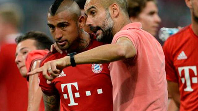 Arturo Vidal estará bajo las órdenes de Pep Guardiola.