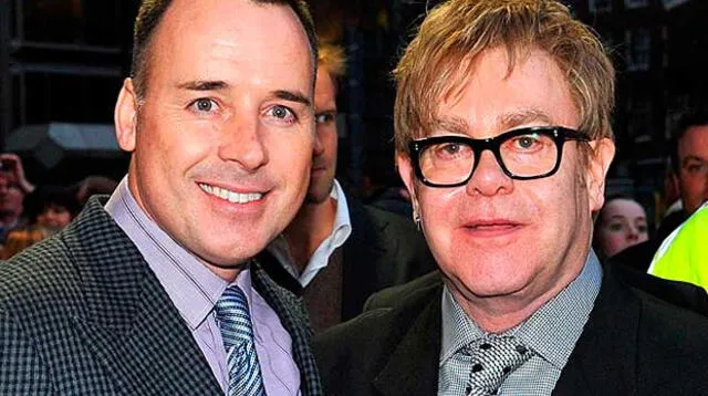 Elton John y David Furnish.