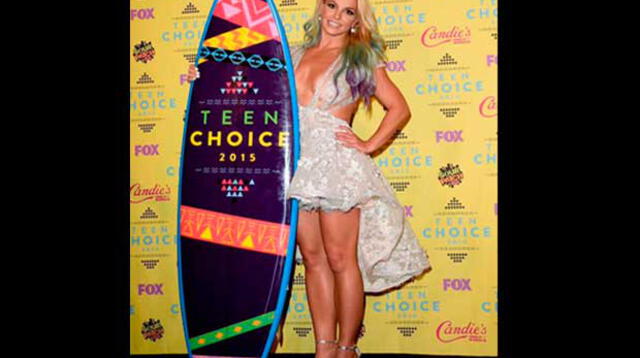 Britney Spears en los Teen Choice Awards.
