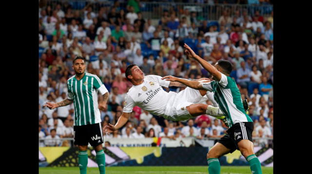 Bale (2), James (2) y Benzema hicieron los tantos madrileños