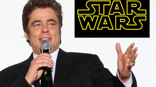 Benicio del Toro, presente en Star Wars VIII.