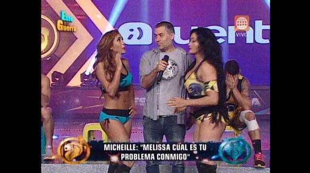 Melissa Paredes y Michelle Soifer casi se van a las manos. 