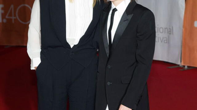 Ellen Page y su pareja.