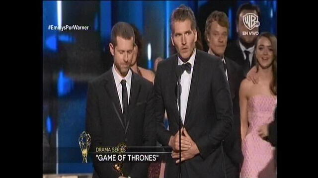 Game of Thrones se llevó el premio a Mejor serie de drama