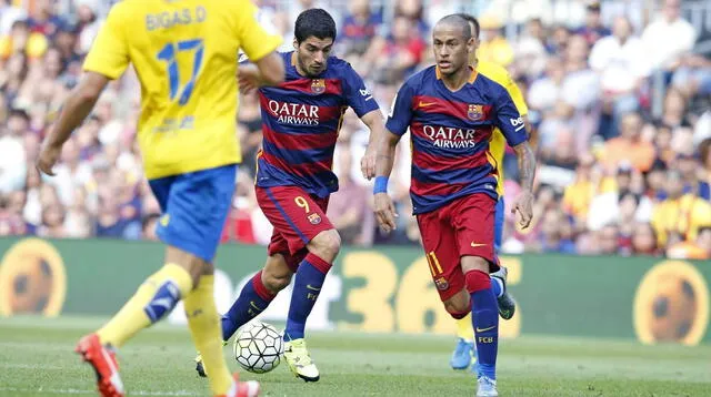 Suárez y Neymar estarán solo en el ataque