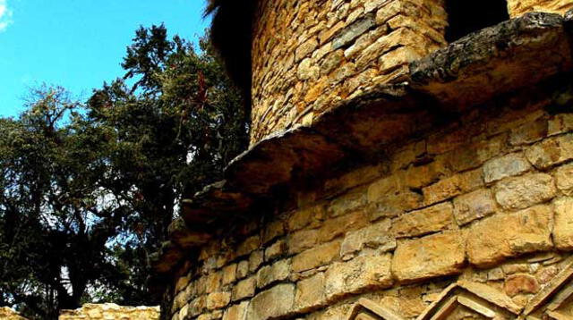 Torre en Kuélap, la zona arqueológica más monumental de Amazonas.