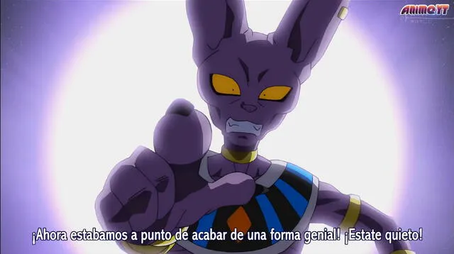 Bills quedó sorprendido por la entrega de Goku Bills quedó sorprendido por la entrega de Goku