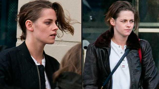 Kristen Stewart luce así en las filmaciones.