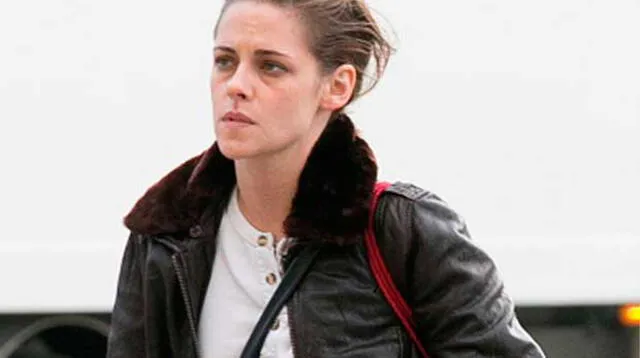 Kristen Stewart luce así en las filmaciones.