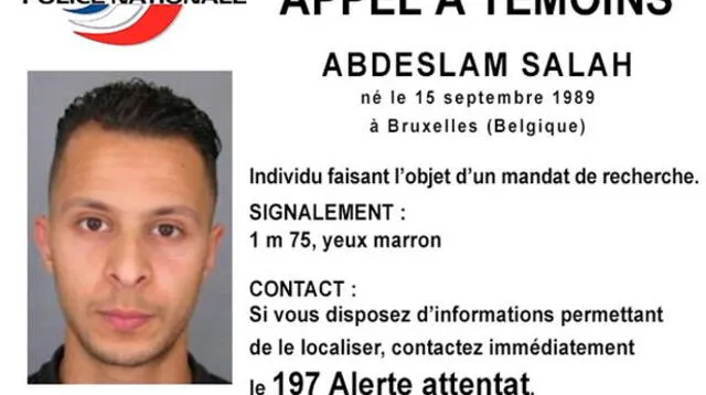 Salah Abdeslam, de 26 años, es señalado como autor 'cerebral' del ataque